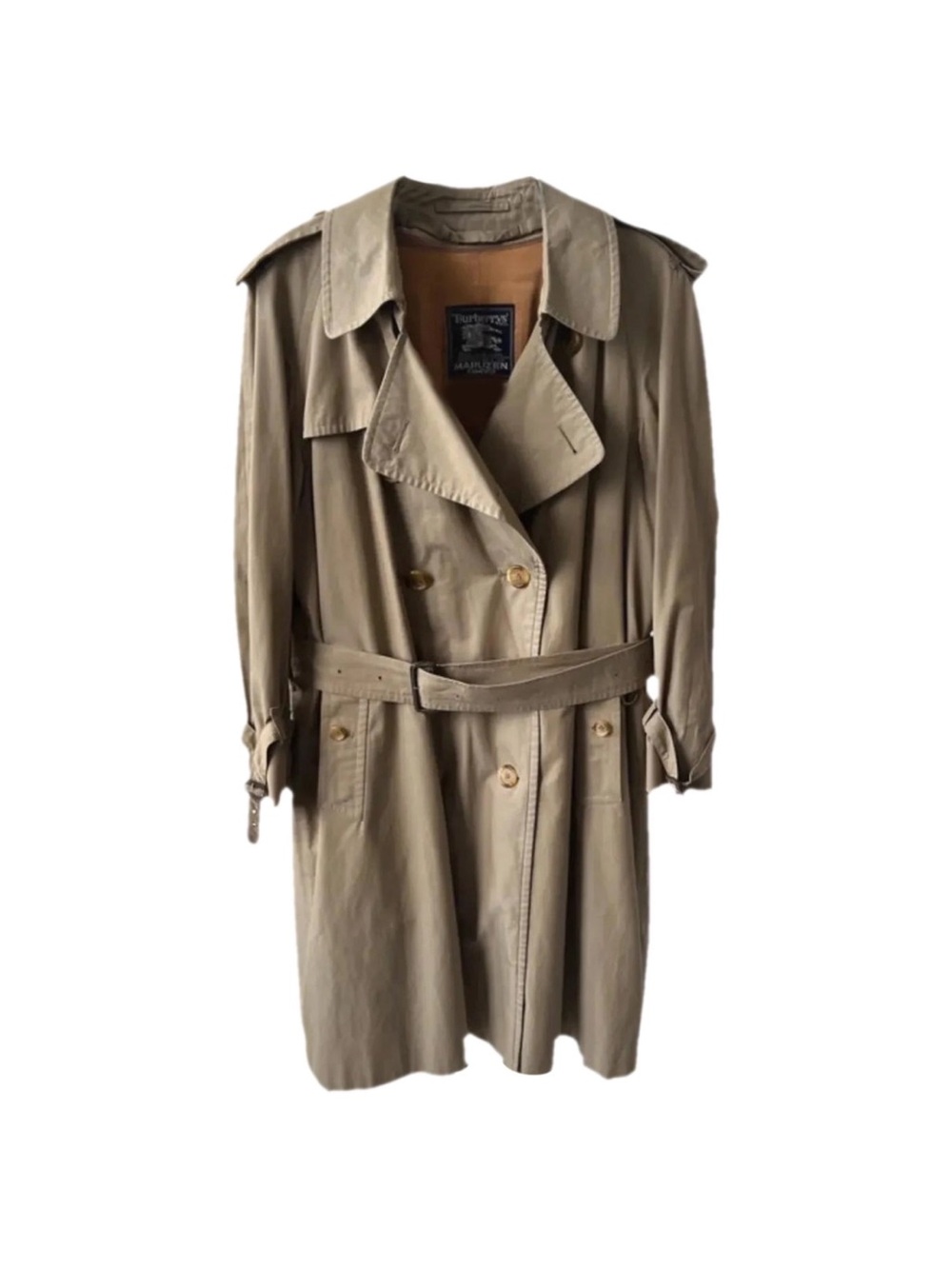 Vintage Burberrys Trench Coat – Made in England – Beige – Size S